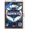 Trends International NBA Charlotte Hornets - Maximalist Logo 23 Framed Wall Poster Prints - 3 of 4