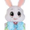 HalloweenCostumes.com One Size Fits Most   Adult Inflatable Easter Bunny Costume | Halloween Rabbit Suit for Adults,  White/Blue/Orange - 4 of 4