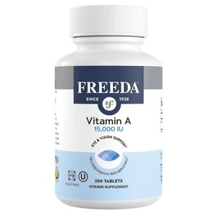 Vitamin A Palmitate 15000 IU - 250 Tiny Tablets - 1 of 4