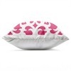 Stupell Industries Pink Brocade Motif Shapes Outdoor Decorative Throw Pillow, 18 x 18 - 2 of 3