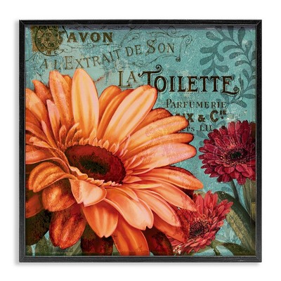 Stupell Industries Daisies with Antique French Backdrop, 24" x 24"