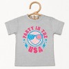 The Juniper Shop SmileyWorld Party In The USA Toddler Short Sleeve Tee - 2 of 4