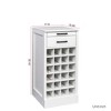 Modular Wine Cabinet Bar Cabinet with Storage Wine Compartment, 24 Wine Cabinet Buffet Cabinet with 2 Drawers, Storage Bar Cabinet for Home - 3 of 4