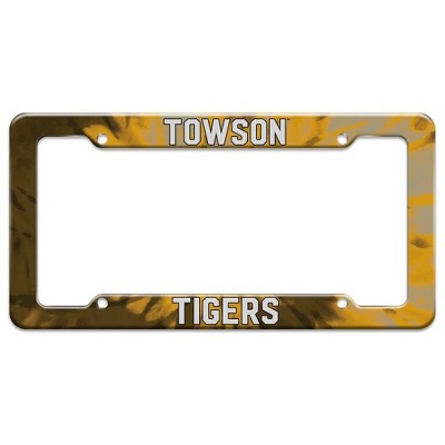 Towson University Tie-Dye License Plate Tag Frame