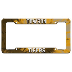 Towson University Tie-Dye License Plate Tag Frame - 1 of 4