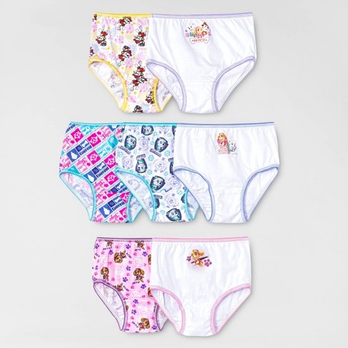 18 Months-5 Years PAW PATROL 100% Cotton Girl's Briefs/Knickers x 6 Pairs