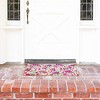 Juvale Natural Spring "Hello" Floral Coir Doormat for Front Door, 17 x 30 Inches, Ideal for Door Entrance and Patio - 2 of 4