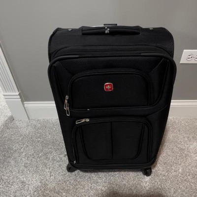 SWISSGEAR Zurich Softside Carry On Spinner Wheels Suitcase - Green
