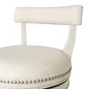 Maven Lane Alexander Swivel Fabric Counter Height Bar Stool - 3 of 3