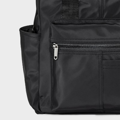Рюкзаки Wild Fable Square Backpack - Wild Fable™ Black: College Bookbag, Fits 16" Laptop, Lightweight Woven Design — фото 5