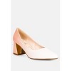 Harlow Metallic Accent Block Heel Pumps Women - 2 of 4