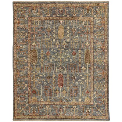 Carrington Traditional Oriental Blue/Red/Gold Area Rug