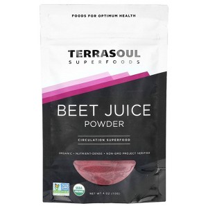 Terrasoul Superfoods Beet Juice Powder, 4 oz (113 g) - 1 of 2