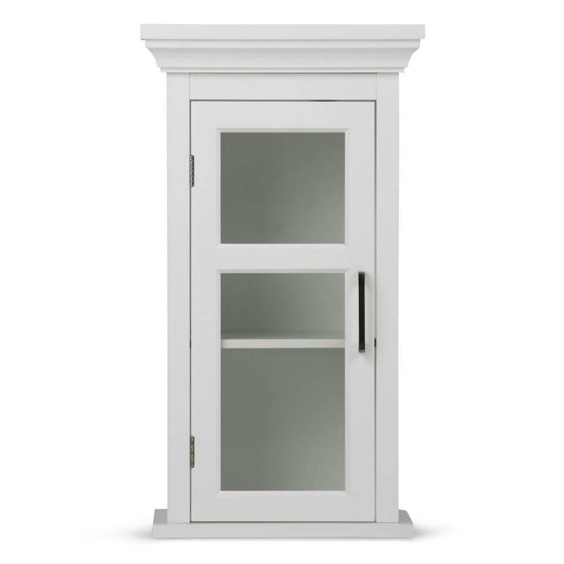 Hayes Single Door Wall Cabinet White - WyndenHall, 4 of 12