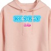 Women's - Barbie - Kenrgy Blue Cropped Graphic Hoodie - 2 of 3
