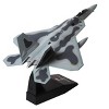 Lockheed Martin F-22A Raptor Stealth Aircraft "Langley AFB" (2005) United States Air Force 1/100 Diecast Model Airplane - 4 of 4