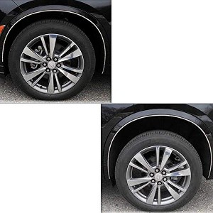 QAA is Compatible with 2020 Cadillac XT6 4 Piece Stainless Wheel Well Accent Trim, 0.281" Width, No Gasket WQ60210 - 1 of 1