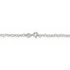 Black Bow Jewelry 3.5mm, Sterling Silver Heart Link Chain Necklace - 4 of 4