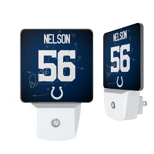 NFL Indianapolis Colts Players Game Tactic Night Light 2-Pack - 1 of 4