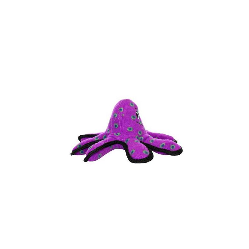 Tuffy Ocean Creature Octopus Dog Toy - Purple - S, 4 of 6