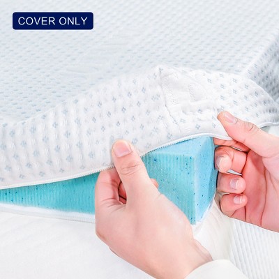 Subrtex 2 Inch Removable Cooling Mattress Topper Cover : Target