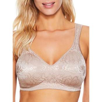 Curvy Couture Plus Cotton Luxe Unlined Wire Free Bra Natural 46dd