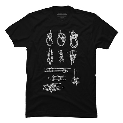 Men's Design By Humans Knots By SeaAndNavy T-Shirt