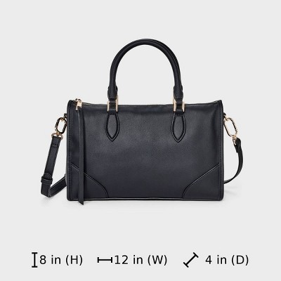 A New Day Satchel Crossbody Bag - A New Day™ Black — фото 5