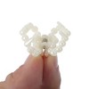 Unique Bargains Women Fashion Pearl Mini Hair Clip Pearl Oval Hairdo Clips 6 Pcs - 4 of 4