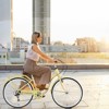 INFURNIC Bicycles 7 Speed Ladies Bike with Steel Frame and V Brakes for Commuter and Leisure Riding, Yellow, 62.2"*23.62"*40.16" - 3 of 4