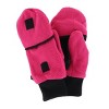 Iceberg Polar Wear Kid's 4-7 Winter Fleece Convertible Fingerless Glove to Mitten - 3 of 4