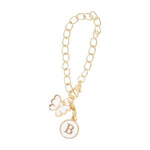 Unique Bargains Butterfly Heart Cup Chain Charm Water Cup Pendant 1 Pc - 1 of 4