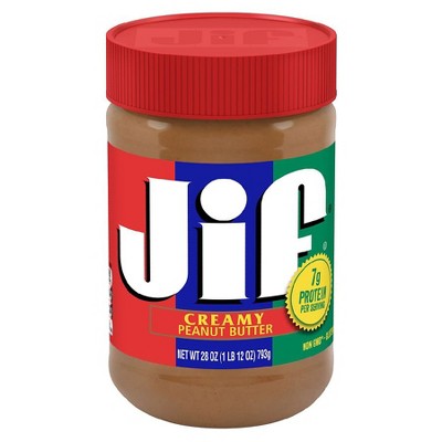 Jif Creamy Peanut Butter, 28.0 oz