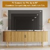 70.1" TV Stand with Sliding Doors and Storage, Wooden Media Console for TVs Up to 80", For Living Room, Bedroom, or Hallway - 4 of 4