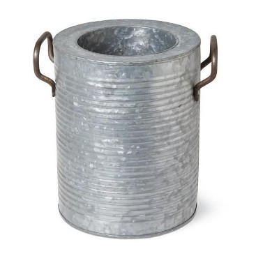 Galvanized Rim Planters