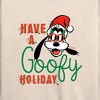 Women's - Disney - Have A Goofy Holiday Lightweight French Terry Wide Neck Long Sleeve Shirt - 2 of 4