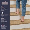 MBIGM Bullnose Non-Slip Stair Treads, 9.5" x 30" Wooden Steps Protection - TPU Backing & Steel Reinforcement - Anti-Slip - 2 of 4