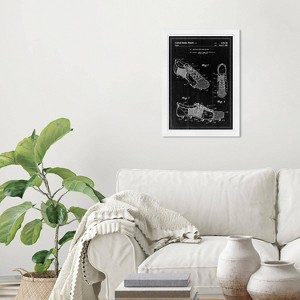 Wynwood Studio 15"x21" Training shoe for soccer 1980 Wall Art White Frame: Vintage-Inspired, High-Definition Print, Modern Decor - 1 of 3