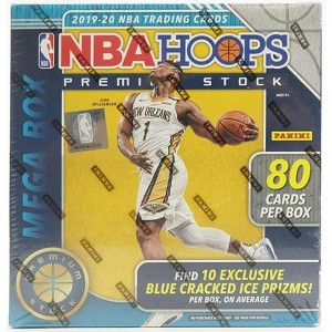 2019-20 Panini Hoops Premium Stock Basketball Mega Box (Blue Prizms) - 1 of 4