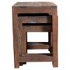 3pc Reclaimed Wood Nesting Tables Natural - Timbergirl - image 3 of 4