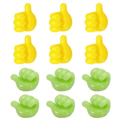 Unique Bargains Cord Holders Cable Clips for Nightstand Plastic Modern Minimalist Cable Clips Management