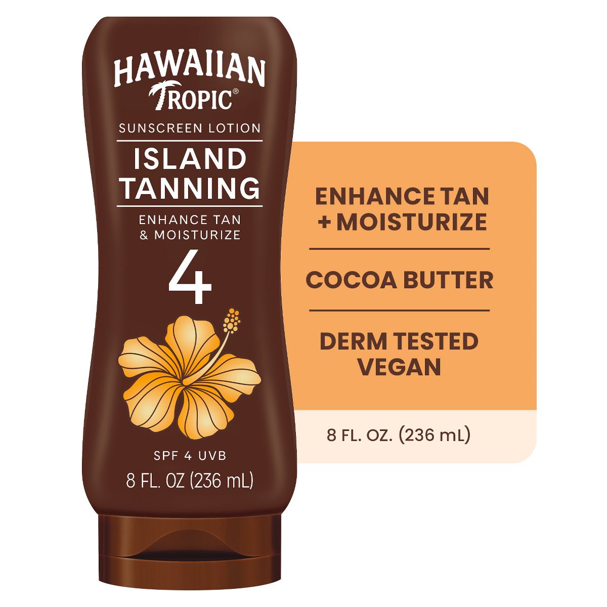 Hawaiian Tropic Dark Tanning Lotion Sunscreen - SPF 4 - 8oz - thumbnail 3