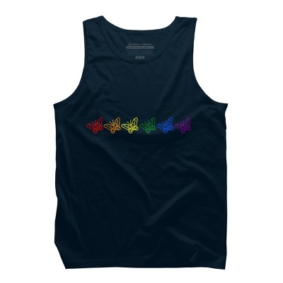 Adult Design By Humans Butterflies Rainbow Pride By ChariArtist Tank Top