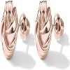 Attop 14K Gold Plated Sterling Silver Post Love Knot Stud Earrings | Gold Earrings for Women - 2 of 4