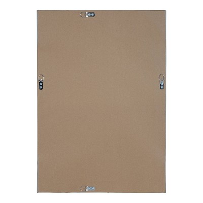 27.7" x 22.9" Silver and Gold Full Length Rectangular Mirror