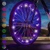 Activ Life Bike Lights for Wheels (2 Tire, Purple) Best Basket Stuffers for Girls Kids Teen Gifts; Top Travel Essentials - 2 of 4