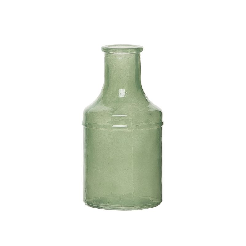 VIP Glass 5.12 in. Green Bud Vase, 1 of 2