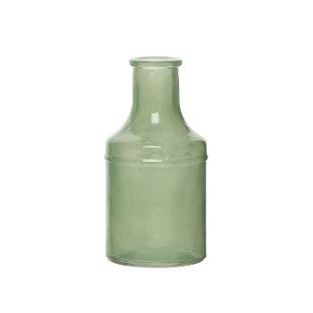 VIP Glass 5.12 in. Green Bud Vase