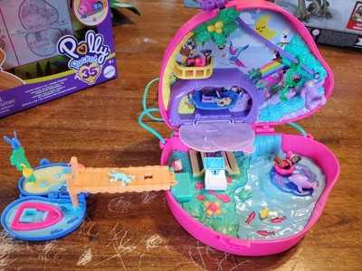 Polly Pocket Sloth Family 2-in-1 Purse Compact Dolls And Playset : Target
