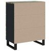 vidaXL Sideboard Mixed with shades of green, blue, orange, and red - 4 of 4